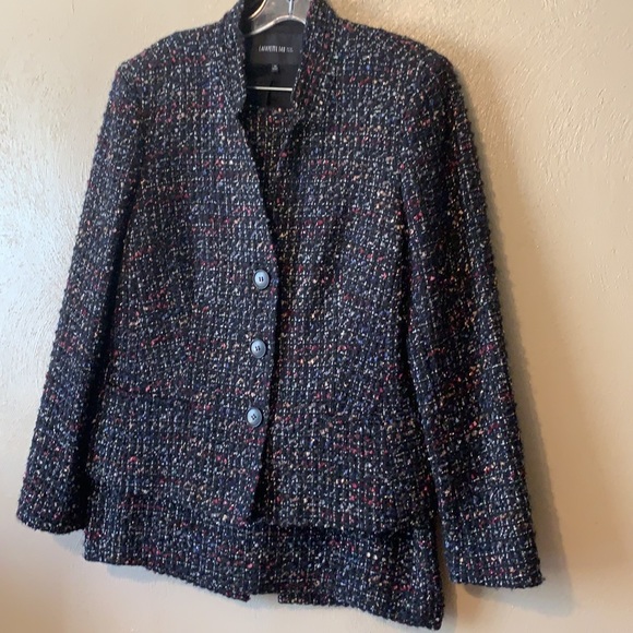 Lafayette 148 size 14 Wool blend tweed skirt suit - Picture 3 of 9